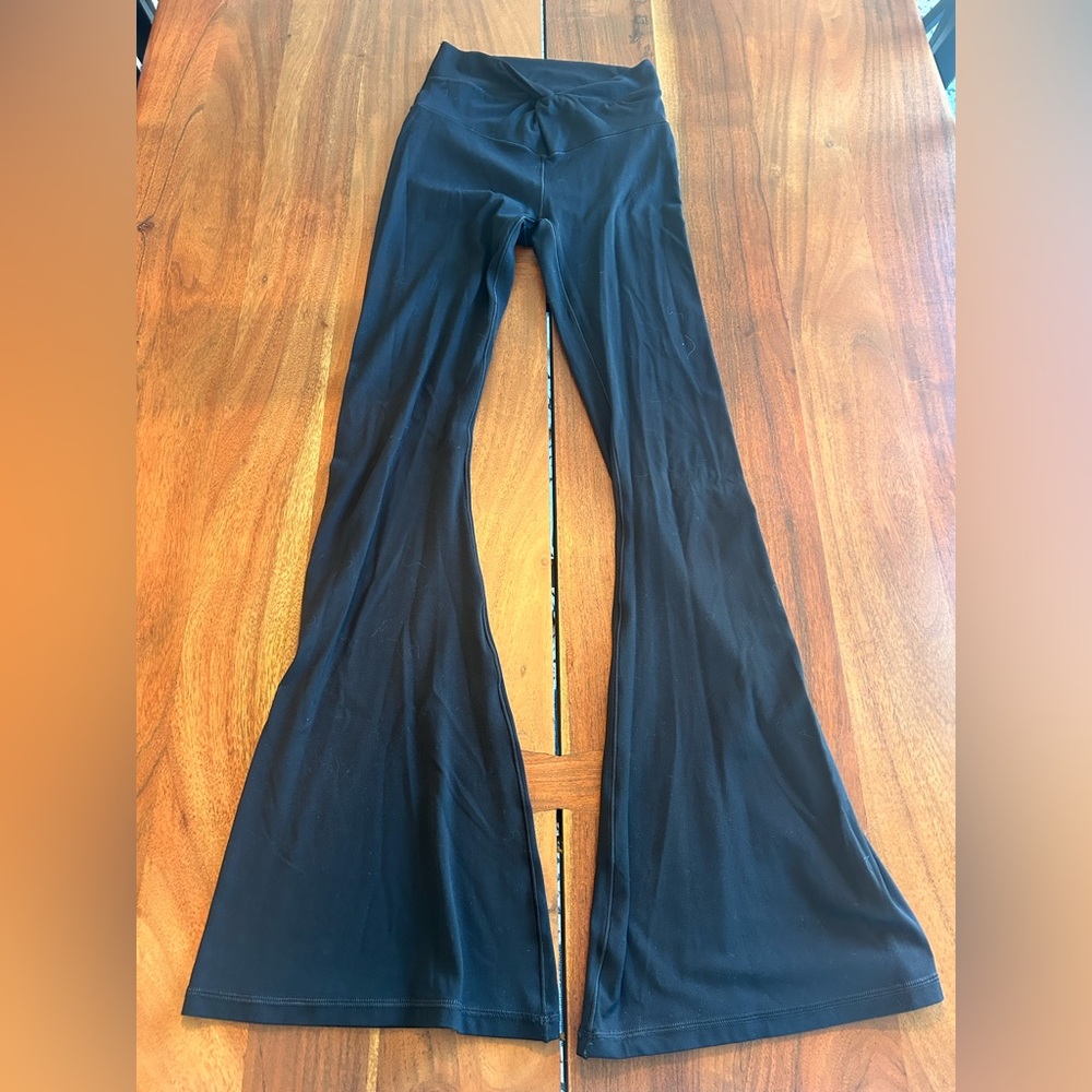 Aerie Black Flare Leggings